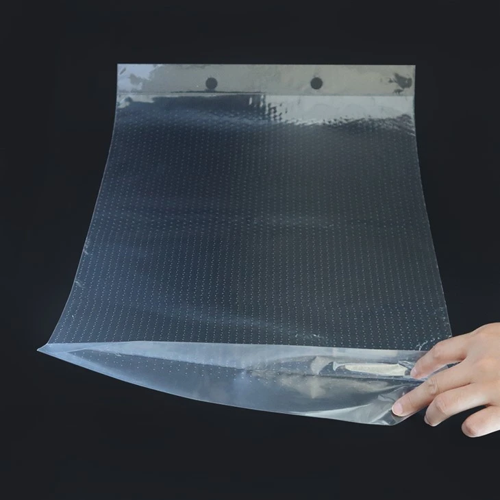 Micro Perforated Plastic Bags On Wickets